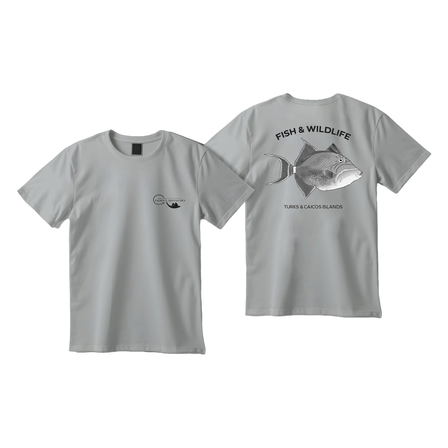 Queen Tiger Fish Animal T-Shirt - Coral