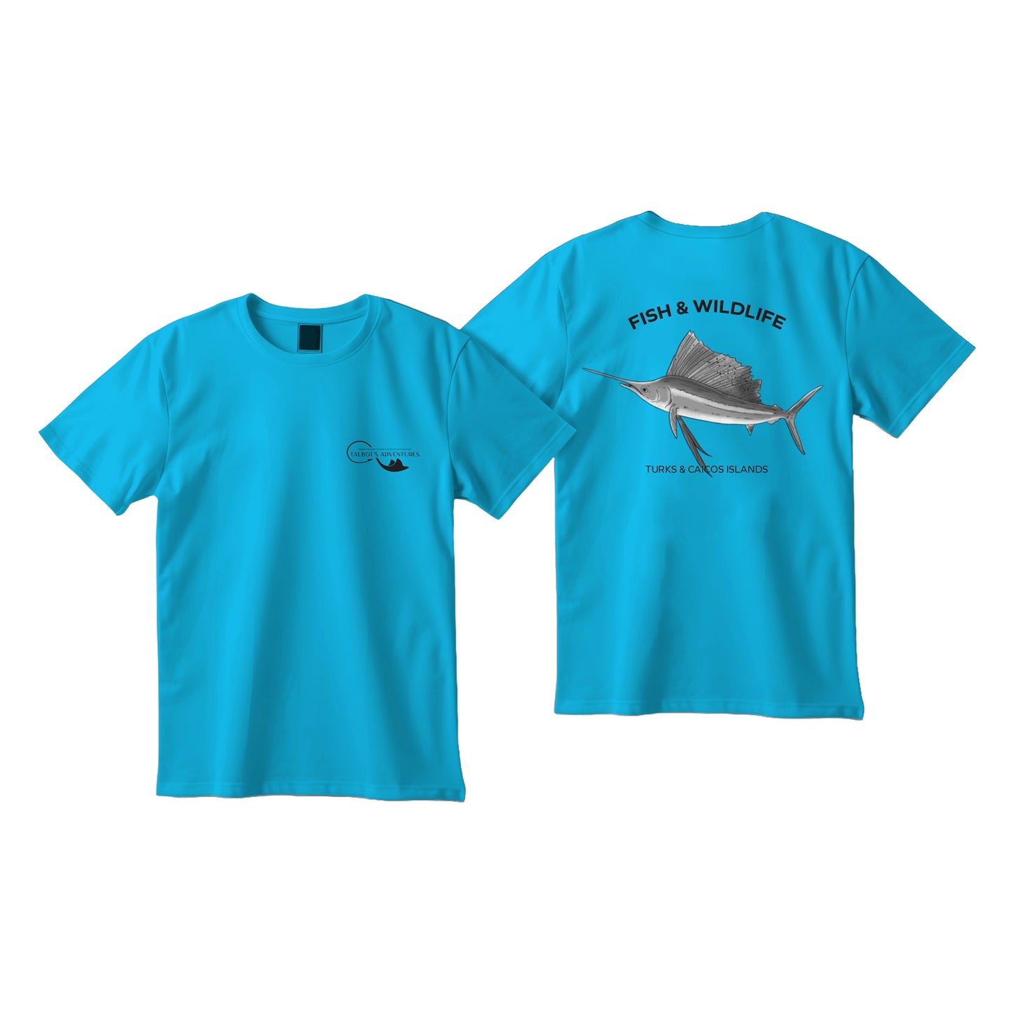 Sailfish Tuna Animal T-Shirt - Ocean Blue