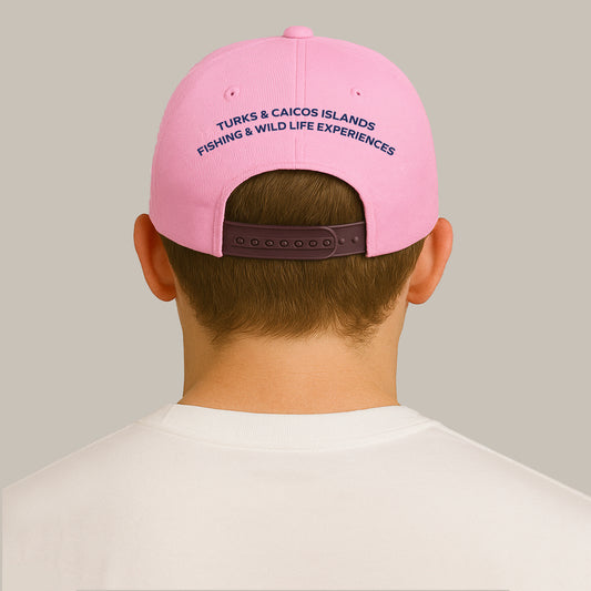 Embroidered Compass Logo Baseball Cap - Pink