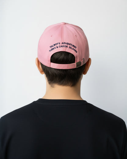 Embroidered Talbot Adventures Short Logo on Front - Pink