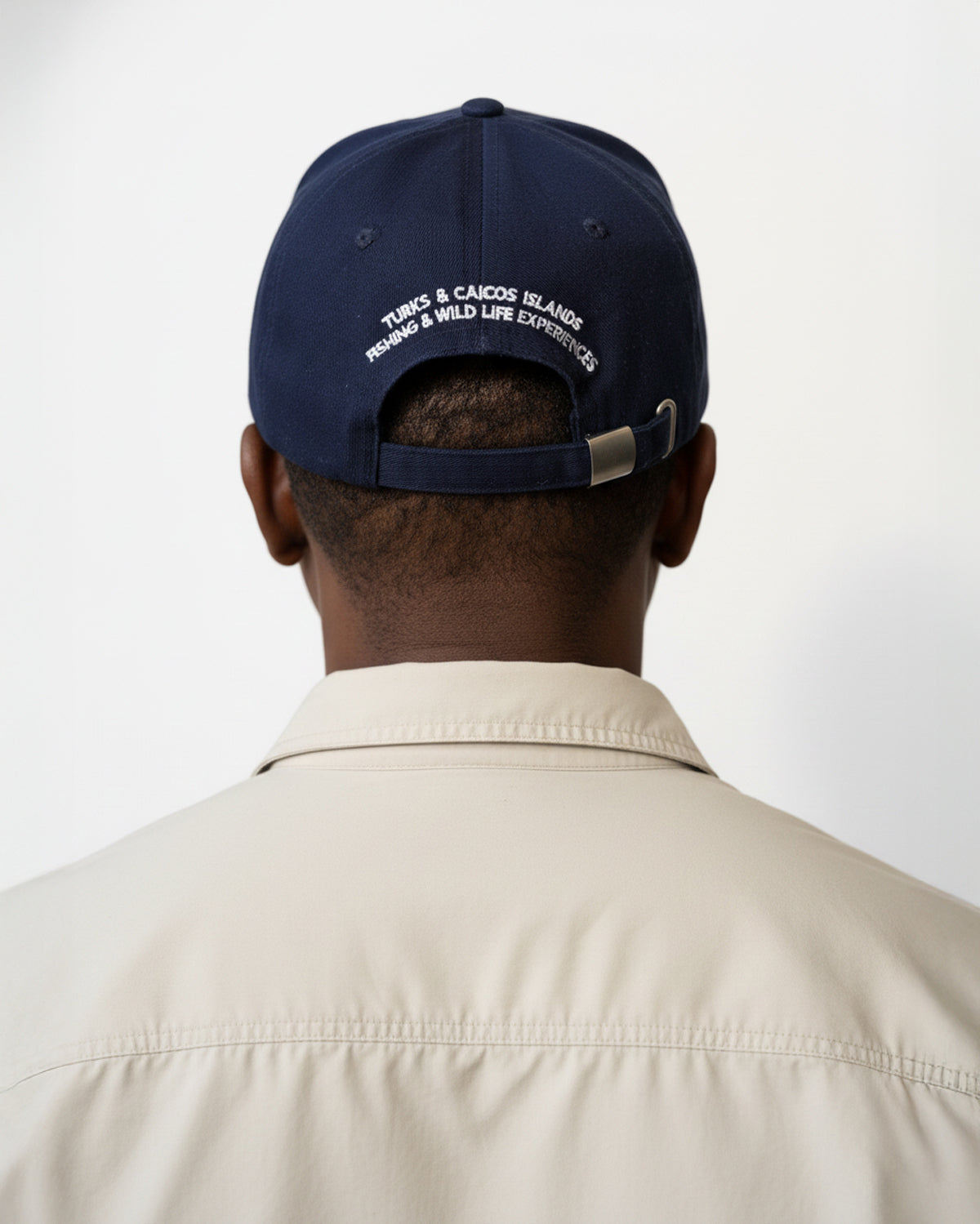 Embroidered Mutton Snapper Baseball Cap - Blue