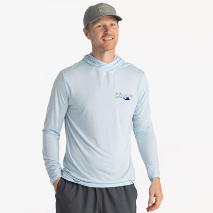 Men's Bluebird T.C.I. Map Bamboo Hoodie