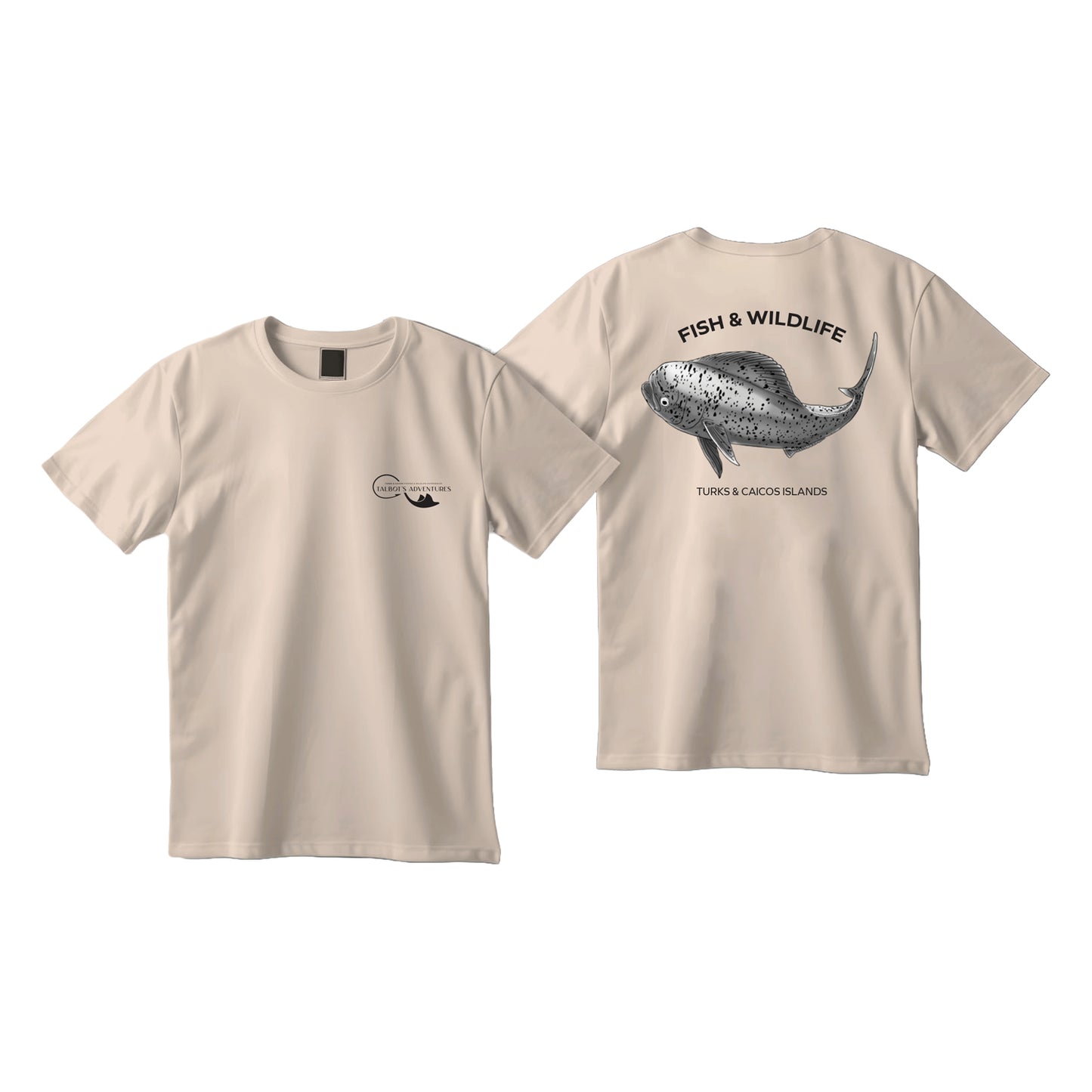Dolphin Fish Animal T-Shirt - Sandy