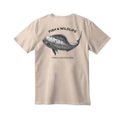 Dolphin Fish Animal T-Shirt - Sandy