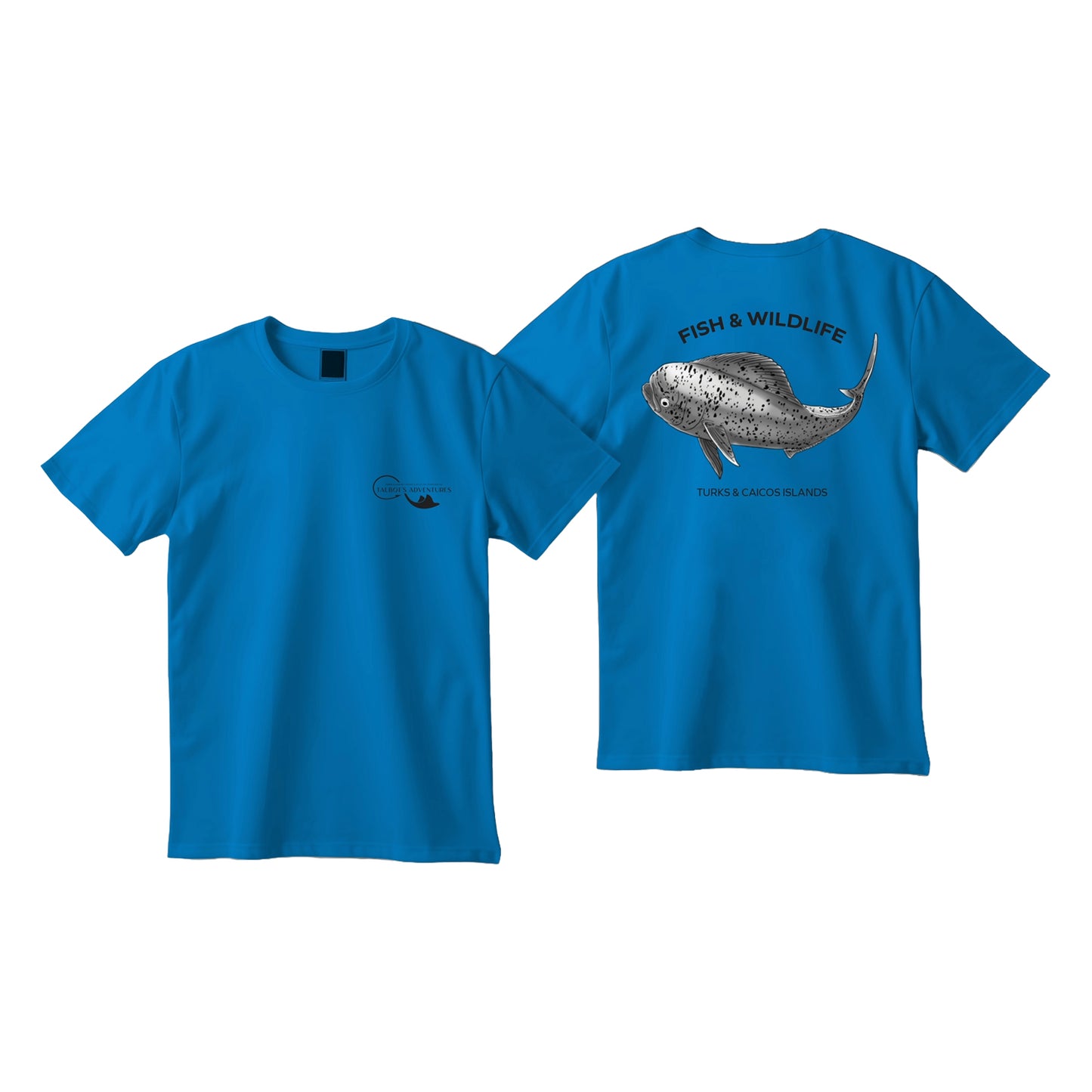 Dolphin Fish Animal T-Shirt - Sky Blue
