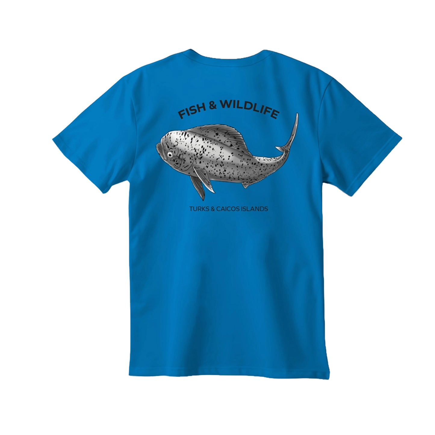 Dolphin Fish Animal T-Shirt - Sky Blue