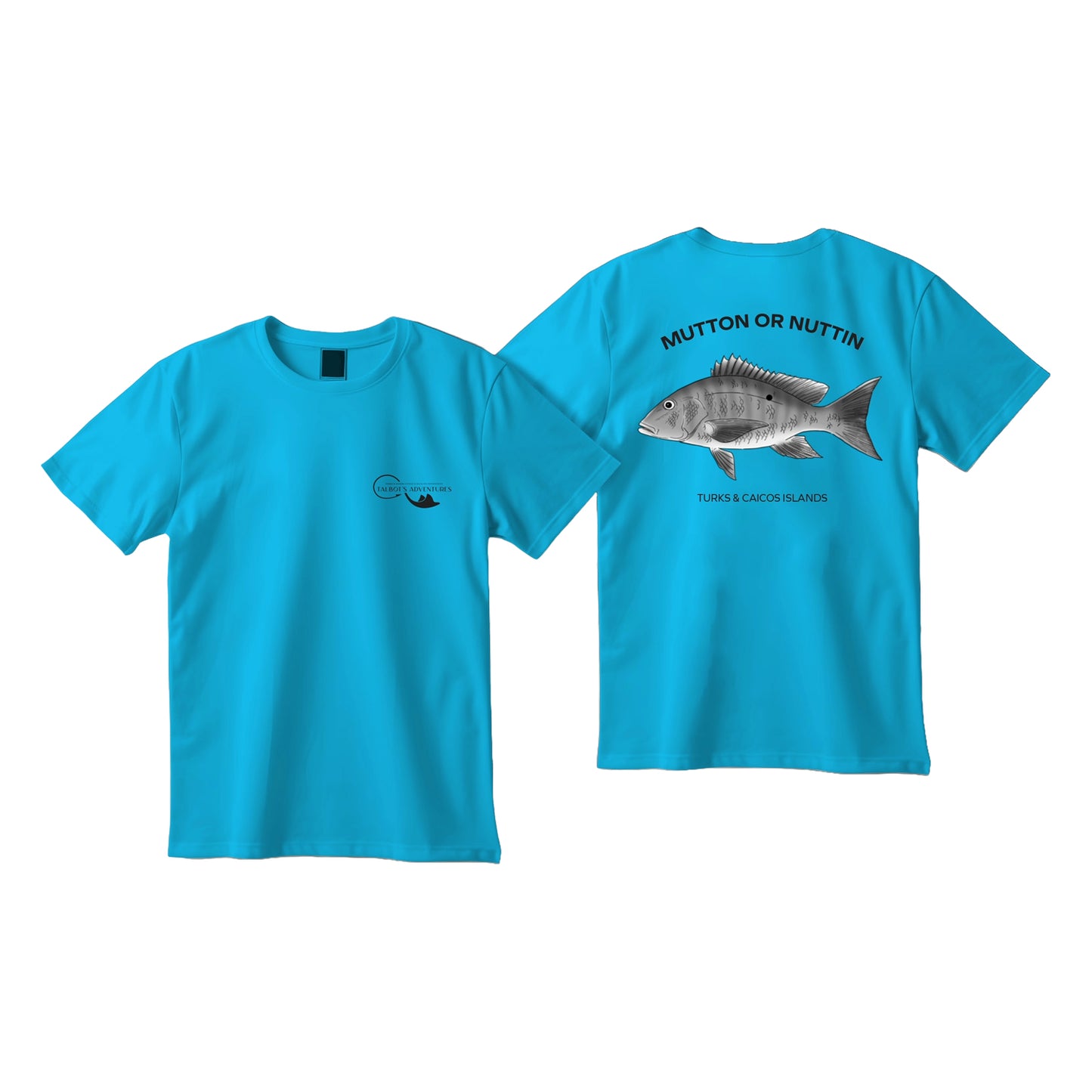 Mutton Snapper Animal T-Shirt - Ocean Blue