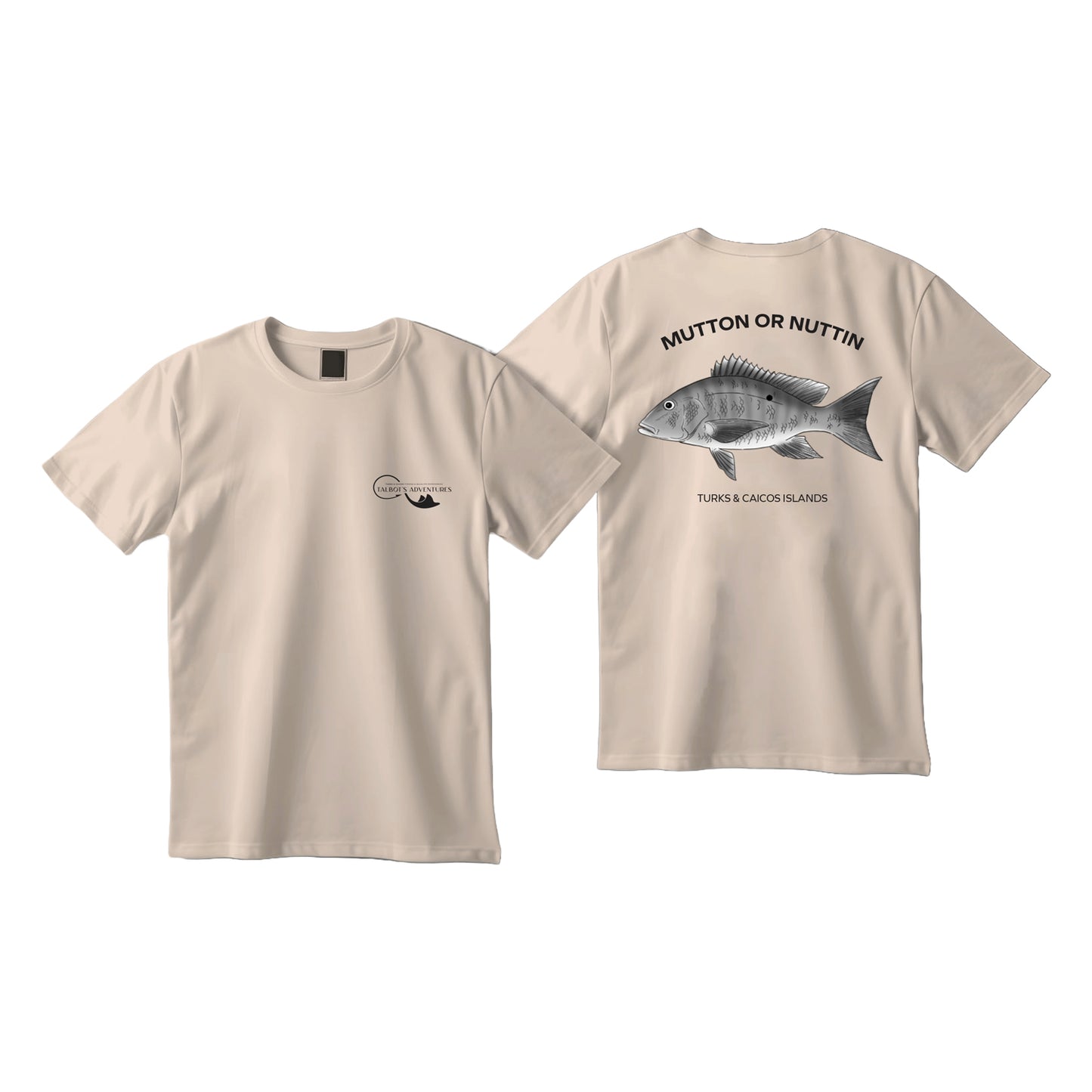 Mutton Snapper Animal T-Shirt - Sandy