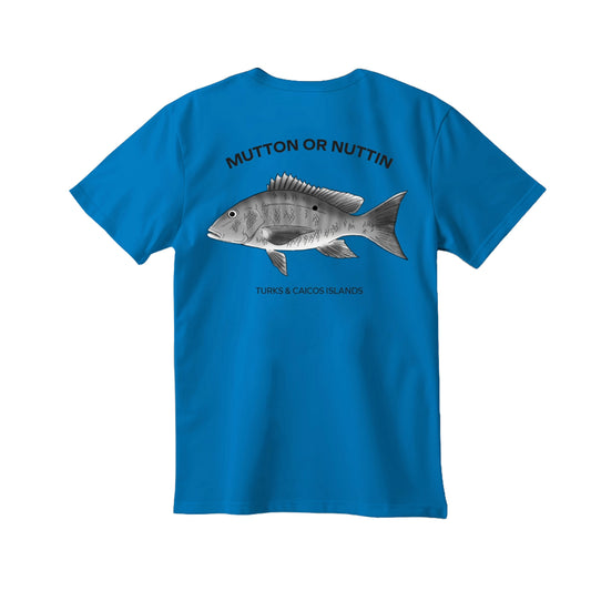 Mutton Snapper Animal T-Shirt - Sky Blue
