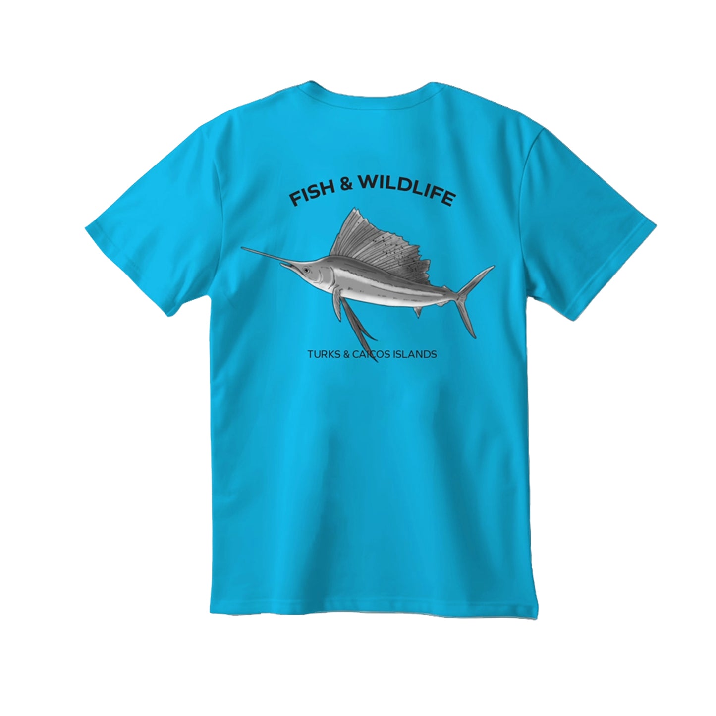 Sailfish Tuna Animal T-Shirt - Ocean Blue