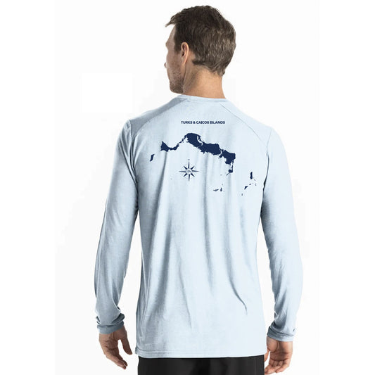 Men's Bluebird T.C.I. Map Bamboo Long Sleeve Shirt