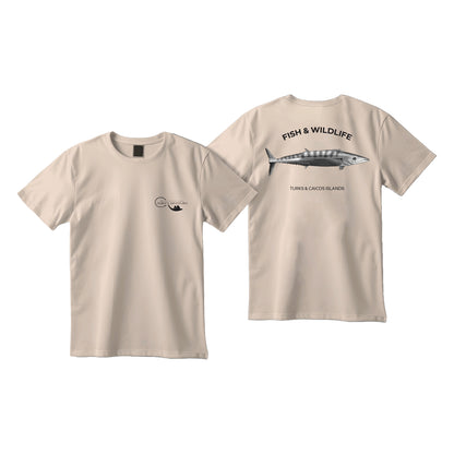 Wahoo Fish Animal T-Shirt - Sandy