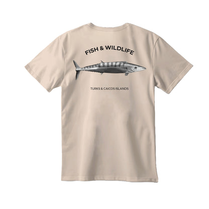 Wahoo Fish Animal T-Shirt - Sandy